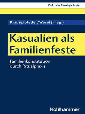 cover image of Kasualien als Familienfeste